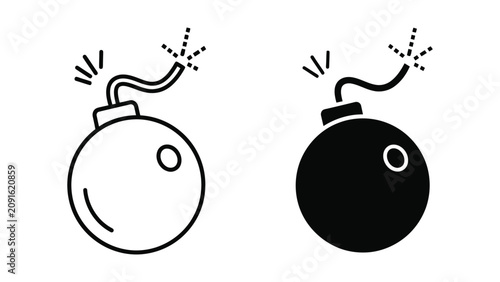 Photos Angry and Happy Alarm Clock Faces Vector Illustration Line Art Mood Icons
