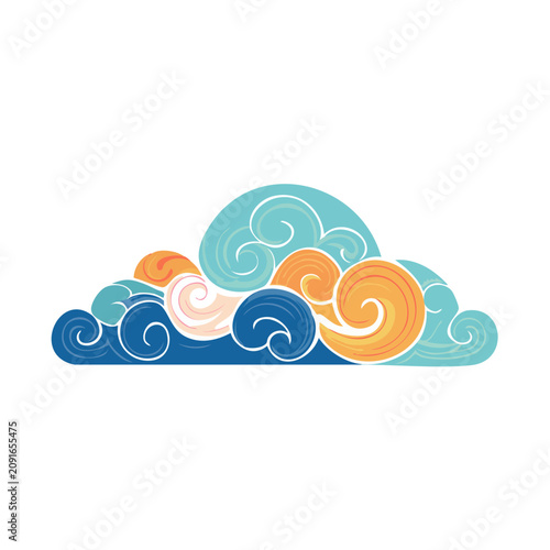 Stylized Waves and Clouds