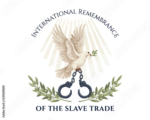 Foto International Day for the Remembrance of the Slave Trade and Its Abolition Vecto
