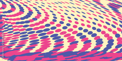 Принти на полотні Abstract fluid dynamics swirling patterns vibrant colors