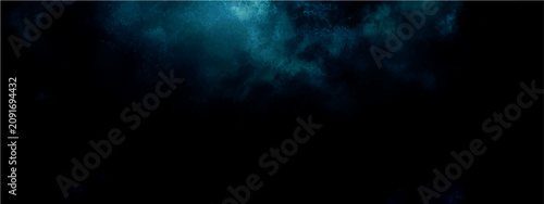 Photos Ethereal wisps ethereal blue smoke swirl darkness, hinting mysterious depths enigmatic presence