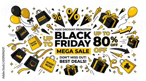 Konstfotografi Black Friday Sale Discount Shopping Bags.