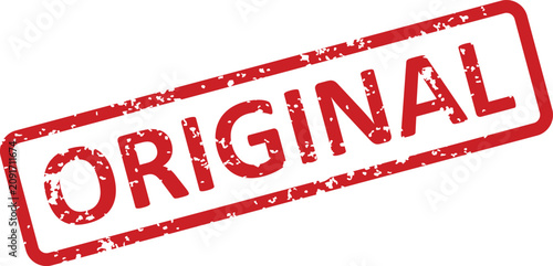 Authenticity verified with a distressed red original stamp