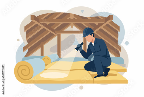 Professional Handyman Attic Insulation Inspection Service