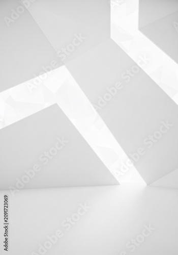 Luminous Geometric Embrace