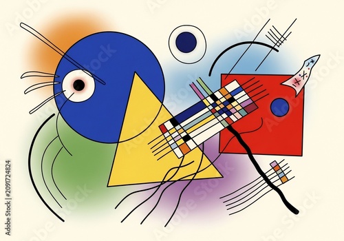 Chromatic Symphony: A Dance of Forms and Hues