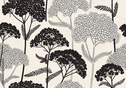 Whispers of the Field: A delicate dance of light and shadow in monochromatic bloom.
