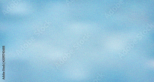 Bilde på lerret Gentle light blue and white gradient surface with a fine grain texture providing