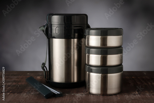 Konstfotografi Stainless steel thermal food container