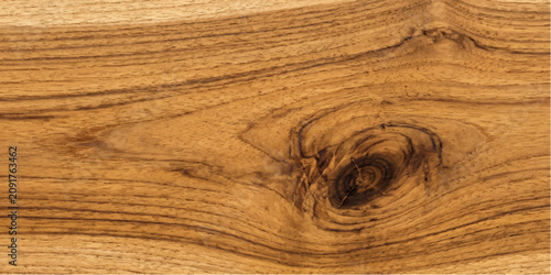 Fotografie A close-up shot of a wood grain pattern, showcasing the natural texture and distinctive knot