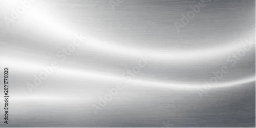 Cuadro en lienzo Brushed metal texture with subtle highlights, evoking a sense of modern sophistication and industrial elegance