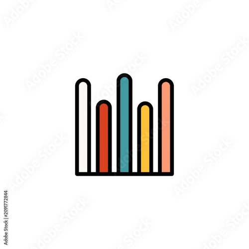 Audio Equalizer Bar Graphic