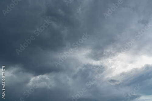 Photography Dark dramatic sky and clouds