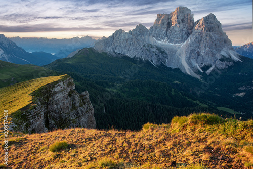 autumn in the Dolomiti mountains