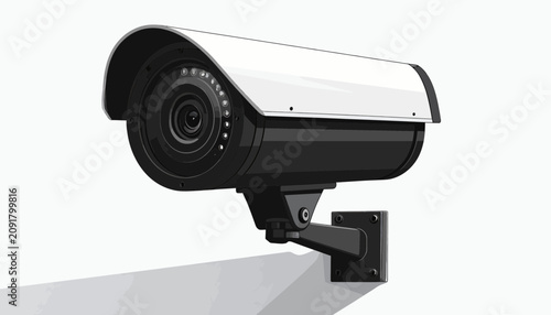 Fotografía Close up of security camera.