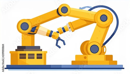 Cartoon yellow dinosaur character with construction blocks.
