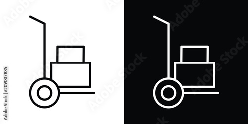 Obraz na plátně Hand truck icon