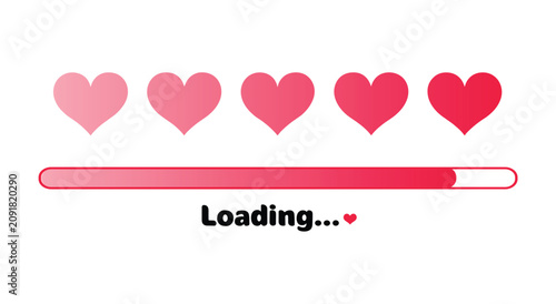 Quadro su tela Love Loading