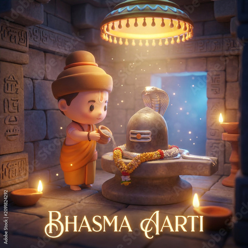 Cute Child Devotee Performi...