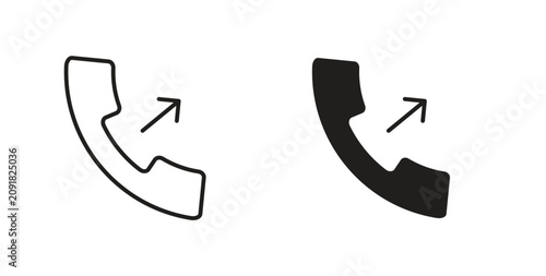 Konstfotografi Call outgoing icon