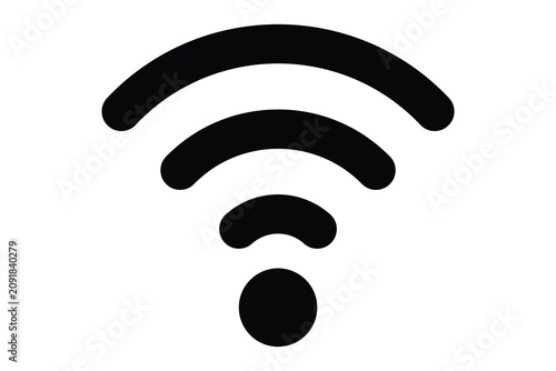 Quadro su tela wireless network icon