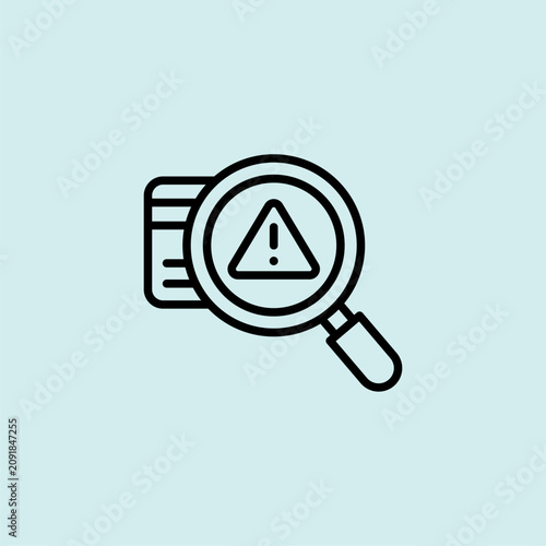 Fraud Detection and Risk Analysis Icon