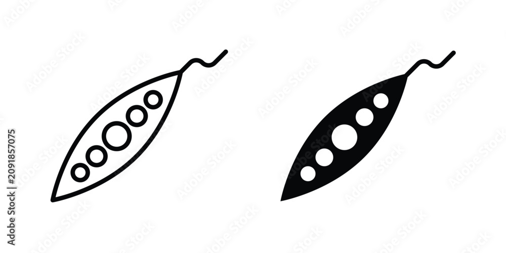Obraz premium Peapod icon
