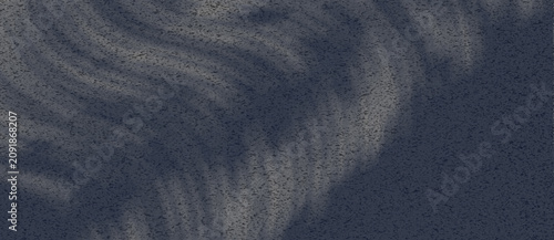Fotografie Dark blue fabric texture with smooth wavy lines and soft shadows in a close up v