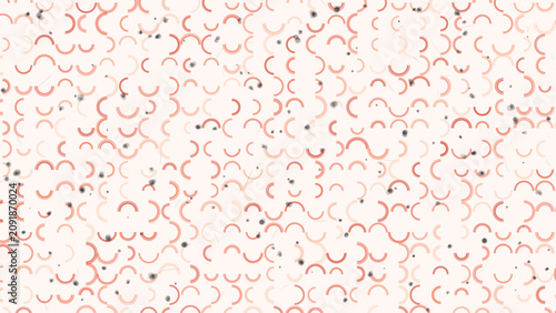 Obraz na plátně Abstract semi-circle vector pattern background