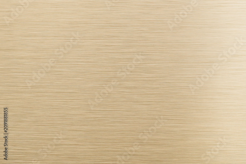 Brushed gold metal texture background with horizontal lines