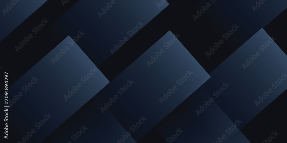 Obraz premium Modern black dark blue white abstract background. Minimal. Color gradient. Web banner. Geometric shape. 3d effect. Lines stripes triangles. Design. Futuristic. Metal metallic effect. Luxury. Premium.
