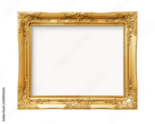 фотографія Png gold premium frame sticker, transparent background