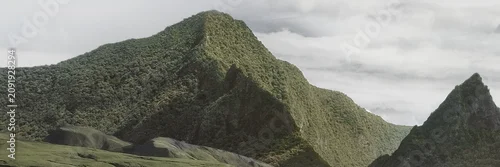 Panel kuchenny z motywem Mountain landscape background, nature image