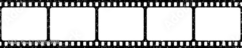 Film strip graphic design template with vector illustration, minimal design