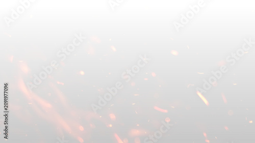 Fotografía Orange png blazing texture fire flames with glowing embers and flying sparks on