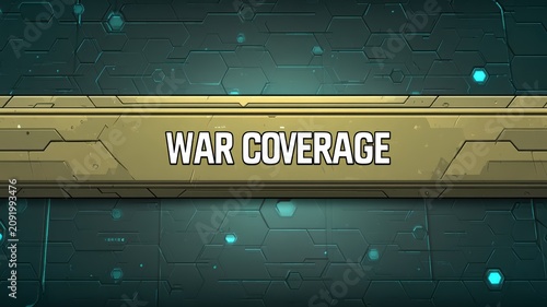 war coverage graphic design