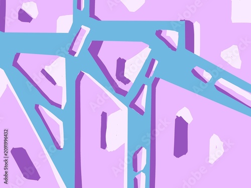 Abstract 3D Pastel Pattern Set with Y2K Aesthetic Backgrounds