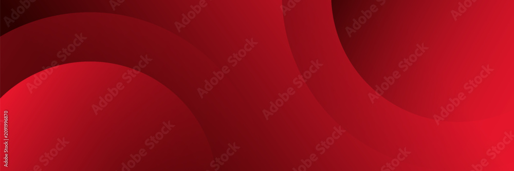 Obraz premium Abstract red background with circles. Applicable for gift card Poster on wall poster template Vector ilustration