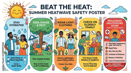 Foto heat stroke