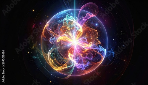 Abstract Cosmic Energy Orb