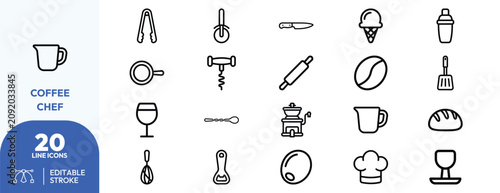 Foto Café Artistry Tools icon set