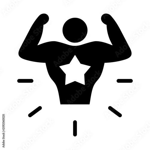 Cuadro en lienzo Confidence Icon