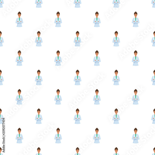 Фотография Healthcare worker avataran seamless illustrating medical staff uniformity and pr