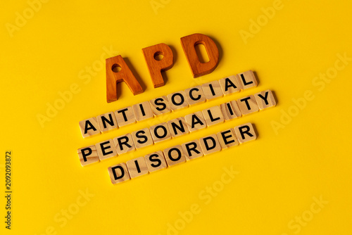 Tableau sur toile Antisocial Personality Disorder (APD)