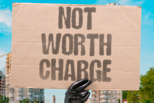 Fotografía "Not Worth Charge" Potential jail time too high