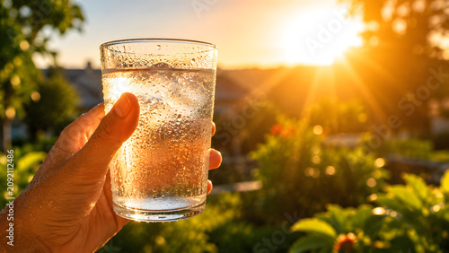 Cold Drinking Water During Summer Heatwave