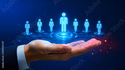 Management, coaching, leadership, development, e learning, and teamwork are essential for business success, with digital technology supporting growth and effective human resource strategies