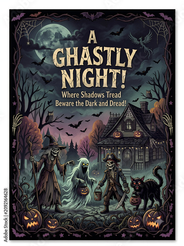 halloween party poster
