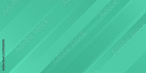 Obraz na płótnie Solid green tosca background with line in corner