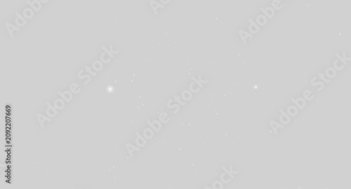 Schilderij op canvas Soft white fairy dust glows with sparkling stars and delicate crystal glitter